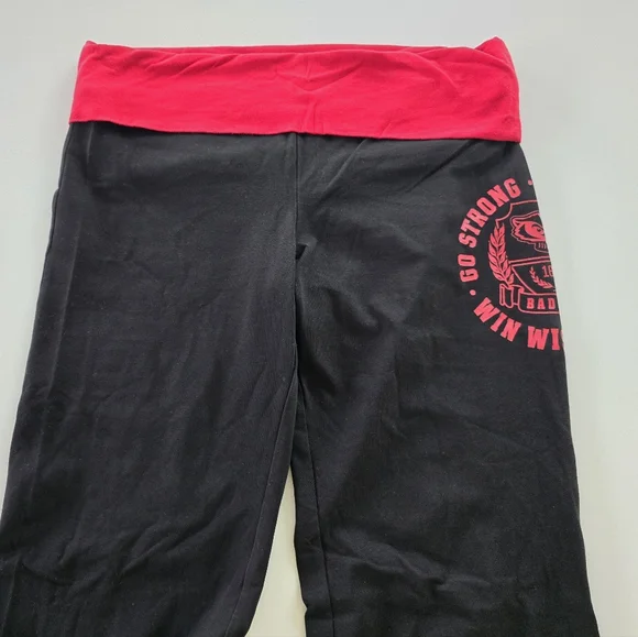 VS Pink Flare Fold Over Leggings - Picture 3 of 5